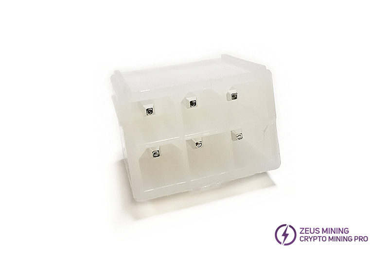 High quality straight pin control board power socket