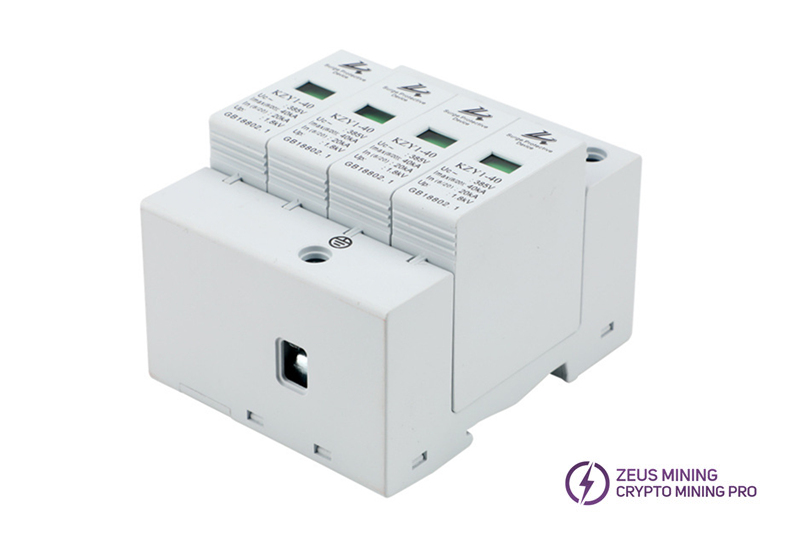 Lightning surge protector Zeus Mining