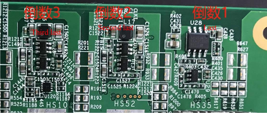 repair manual for S17+ hash board