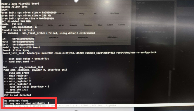 hit any key to stop autoboot