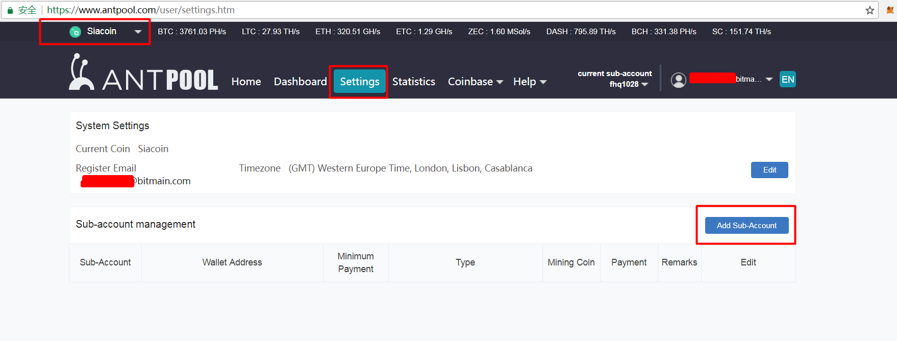 add account add account