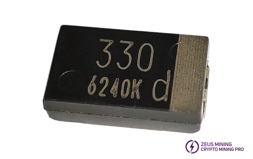 330 UF tantalum capacitor