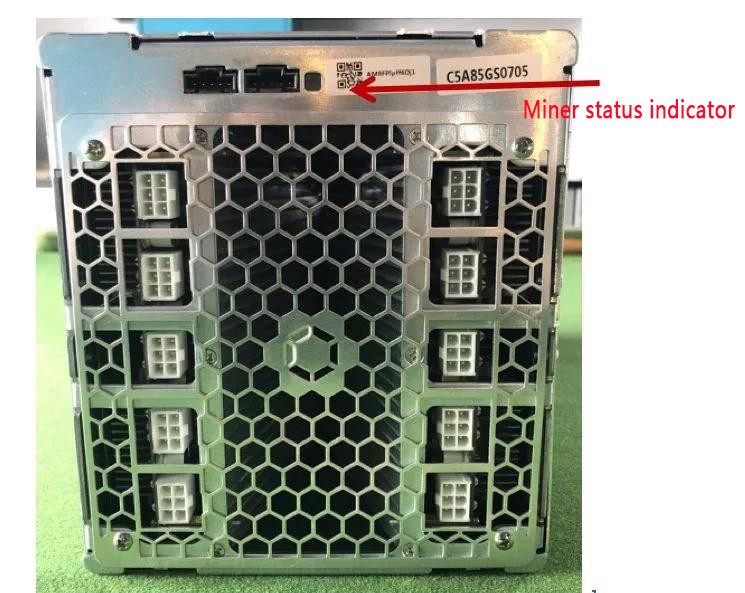 Miner status indicator