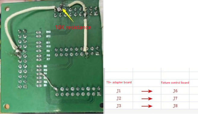 Adapter board wiring