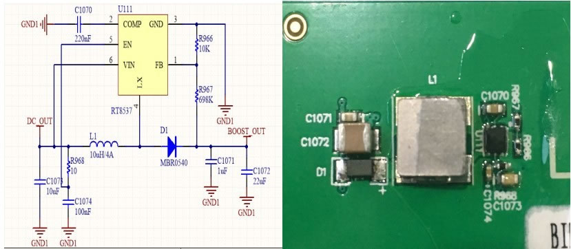 14V boost circuit