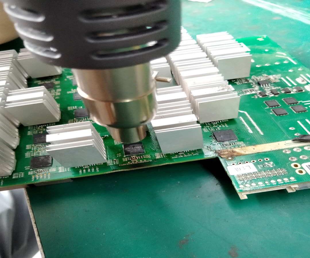 heat the chip vertically heat the chip vertically