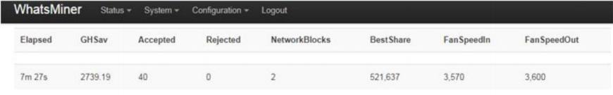 miner logout website