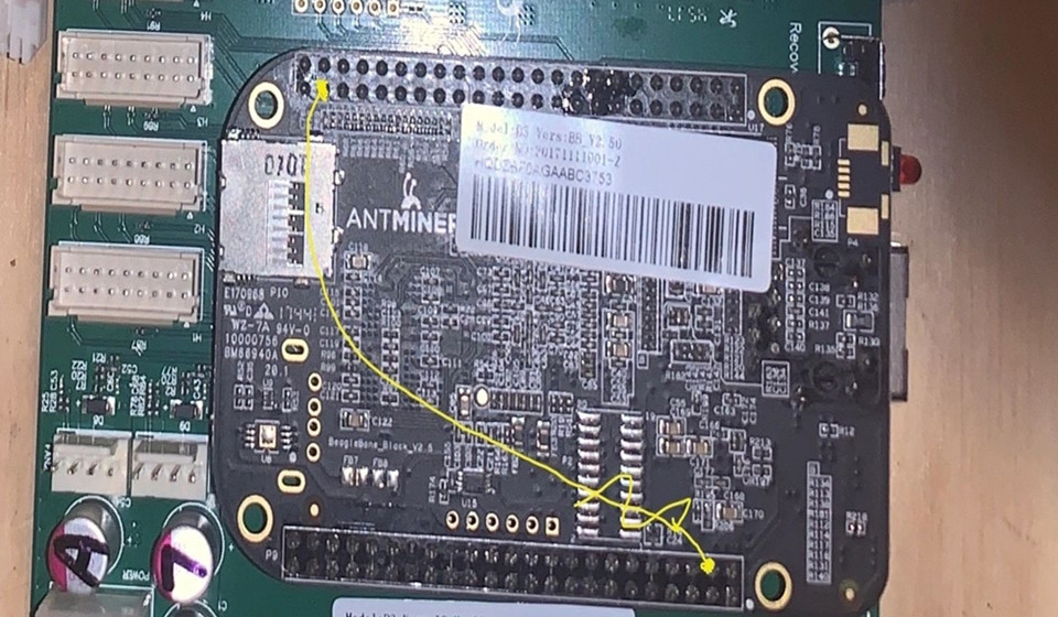 connect the end of the jumper