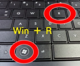 Windows + R