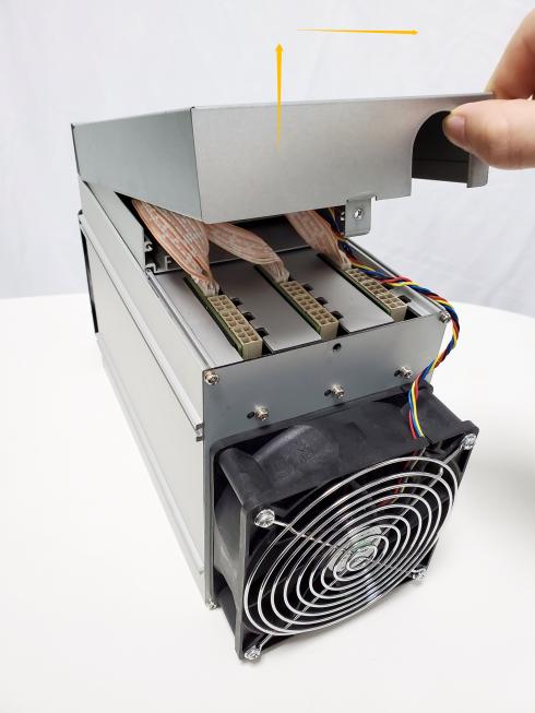 lift the control board cover