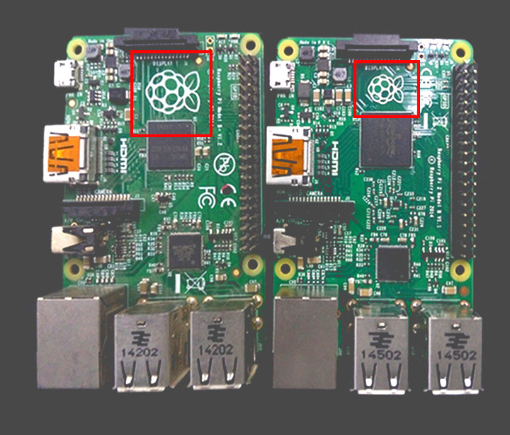 the logo of Raspberry Pi
