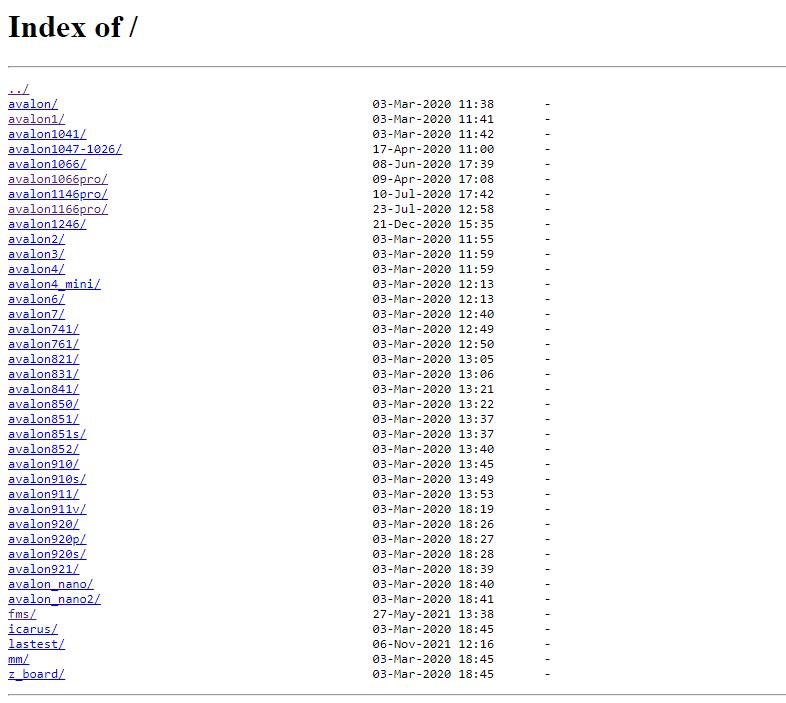 firmware download page