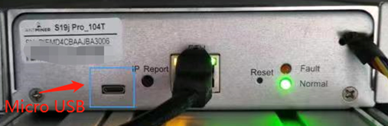 Micro USB interface Micro USB interface