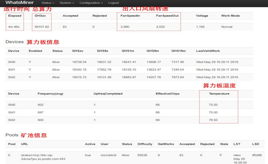 miner backstage running status miner backstage running status