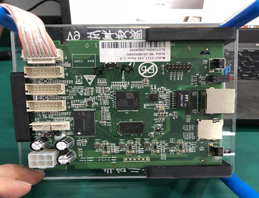 data cable connection completed