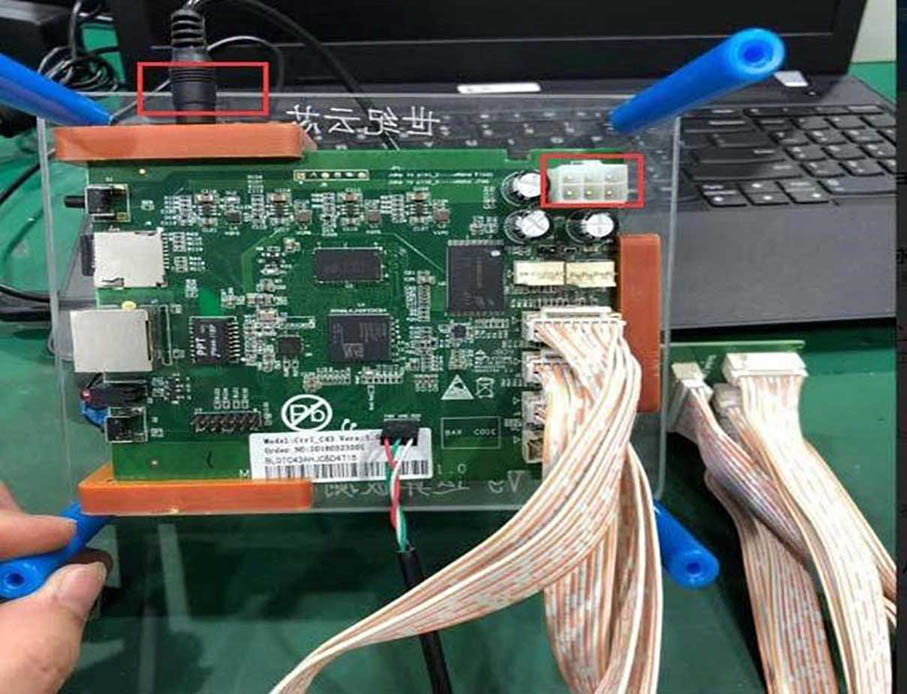 insert the PSU to test fixture insert the PSU to test fixture