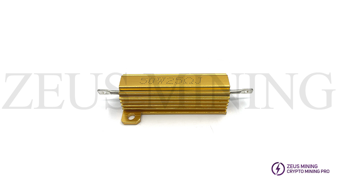 gold aluminum housed resistor gold aluminum housed resistor