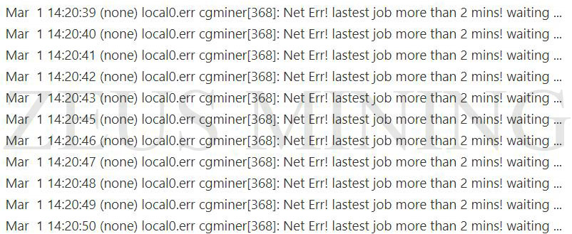 refresh screen failure log