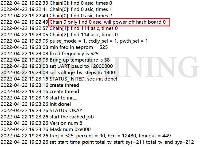 only find 0 asic only find 0 asic