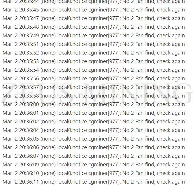 Z15 fan faults Z15 fan faults