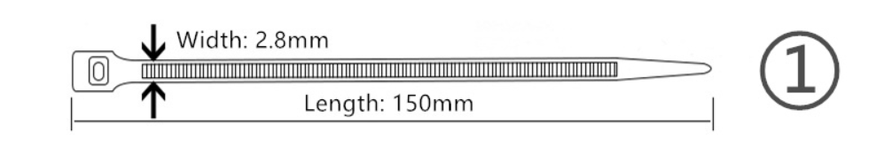 nylon cable tie 150mm
