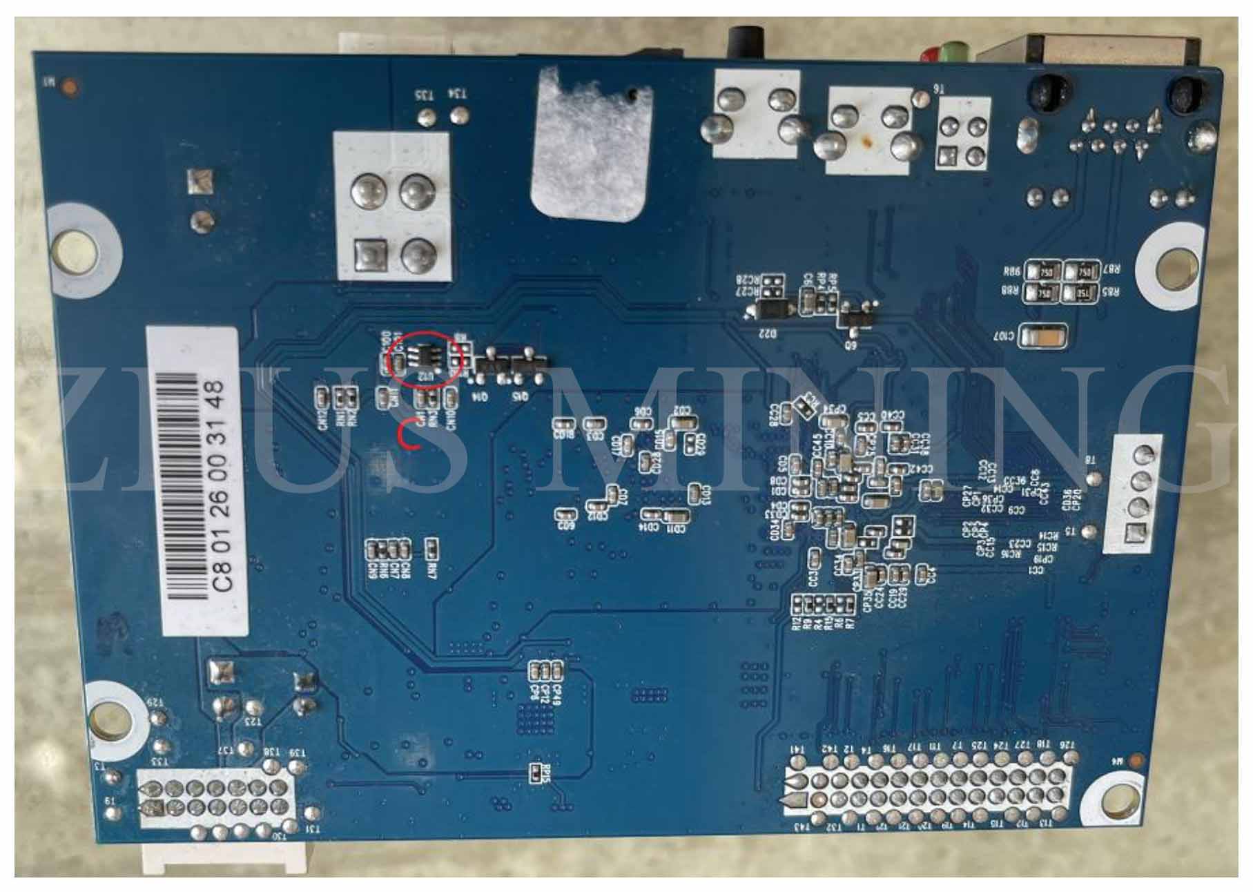 back side C location
