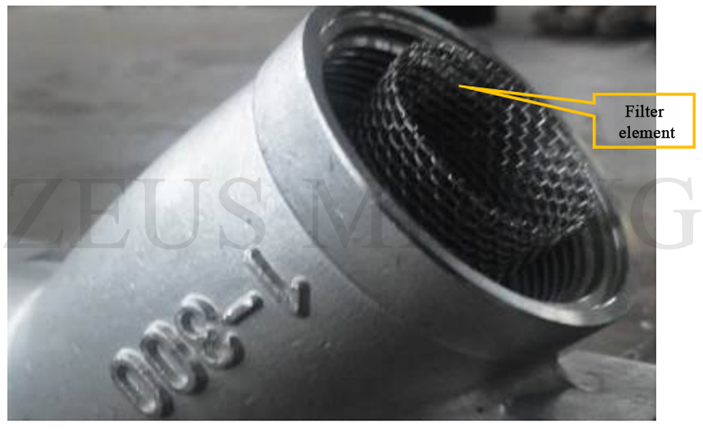 schematic diagram of unscrewing the filter cover