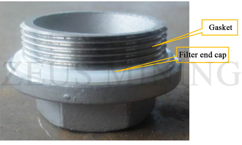 schematic diagram of the filter cover