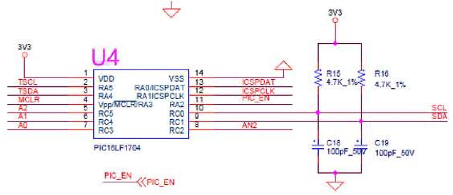 U4 pin voltage