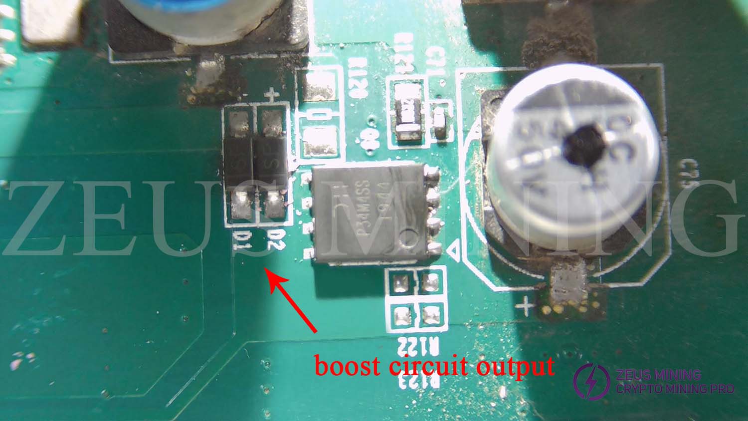 check the boost circuit output