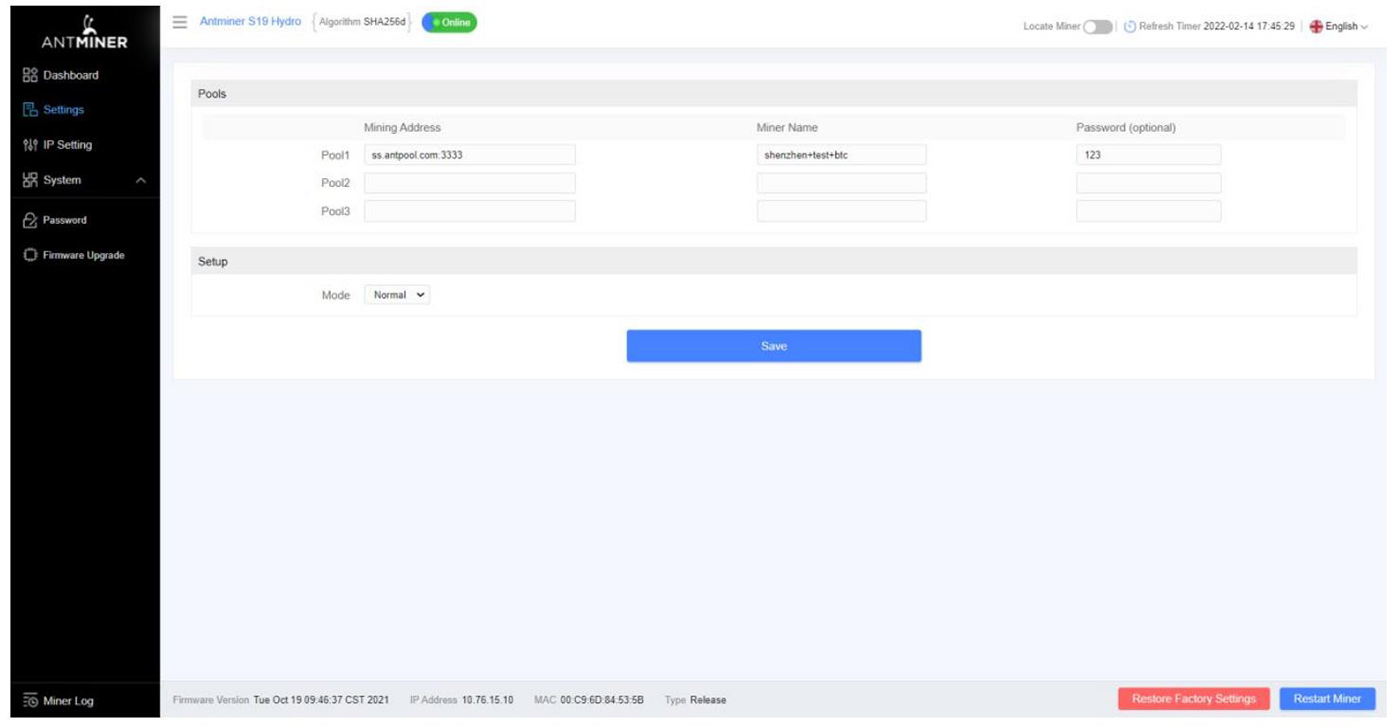 setting button setting button