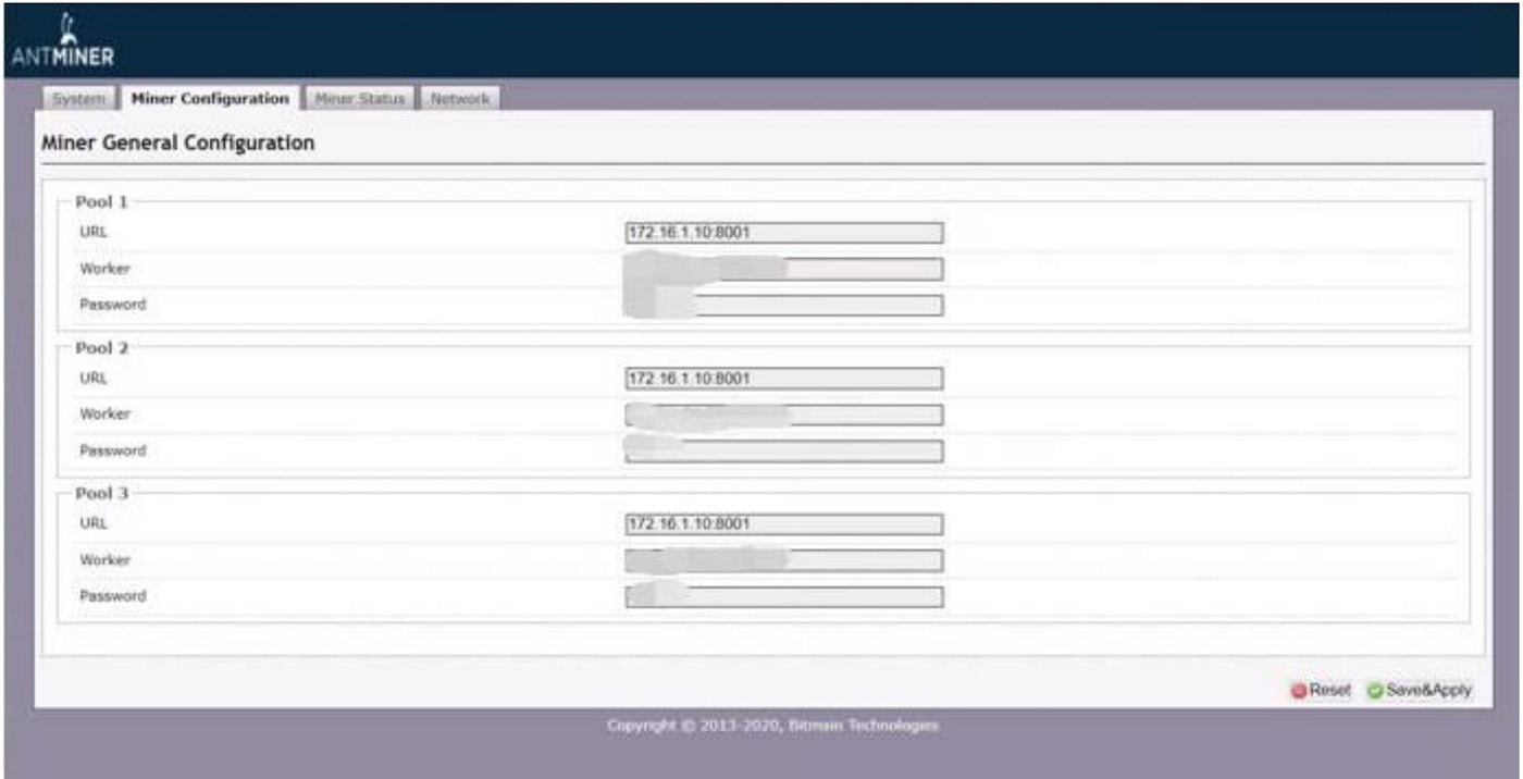 miner general configuration miner general configuration