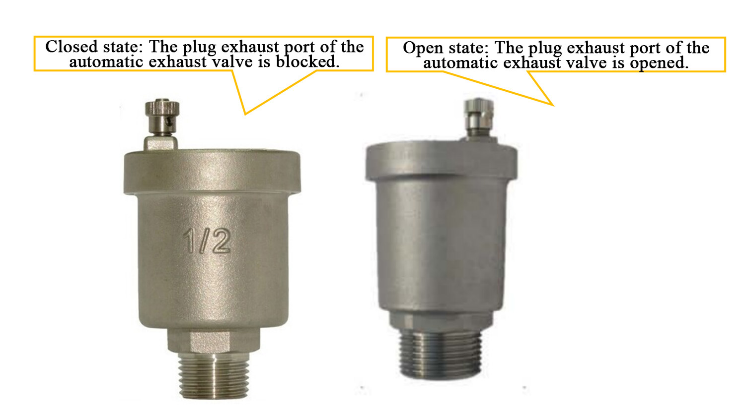 schematic diagram of automatic exhaust valve status