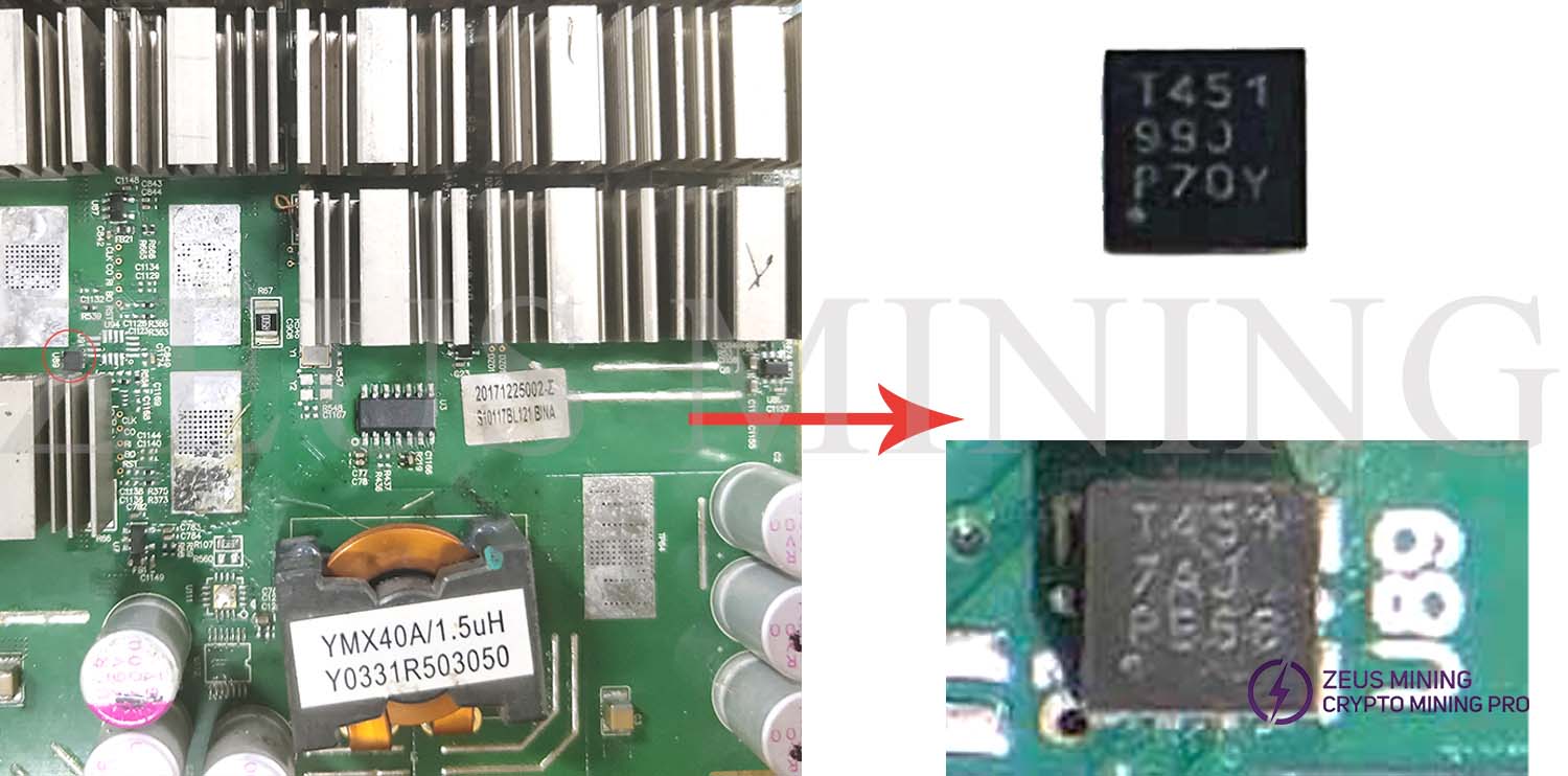 T451 temperature sensor chip T451 temperature sensor chip