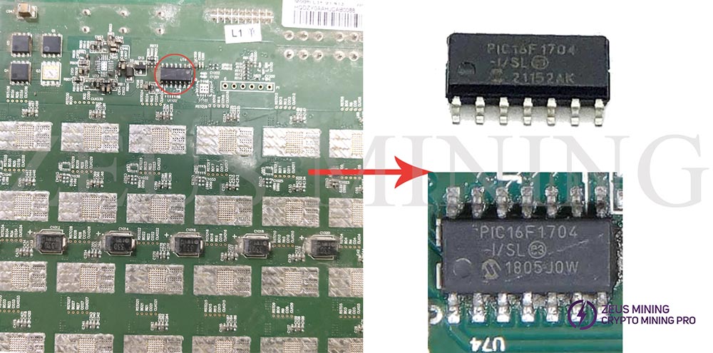 microcontroller chip