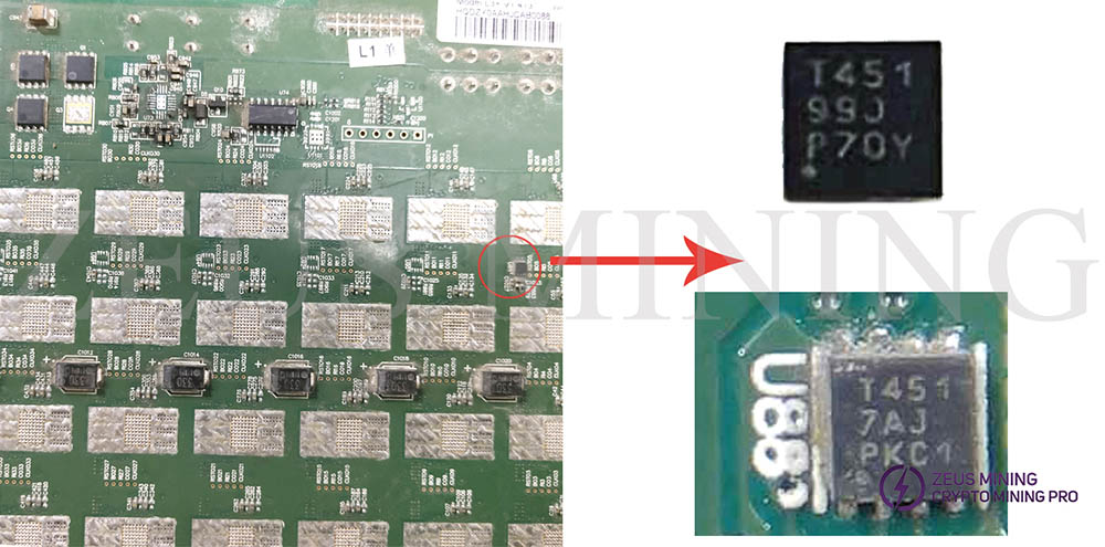 T451 temperature sensor chip