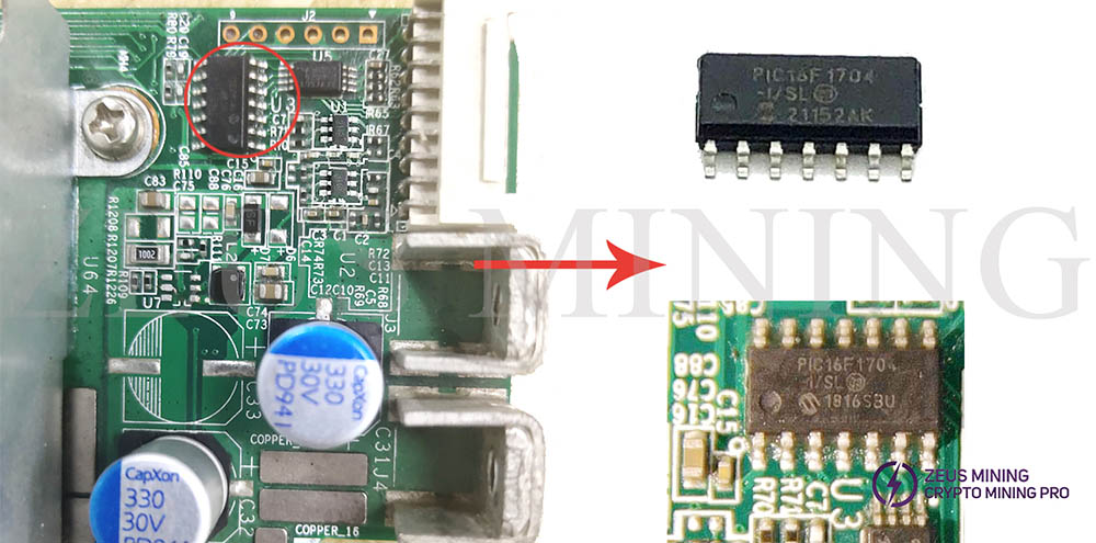 microcontroller chip