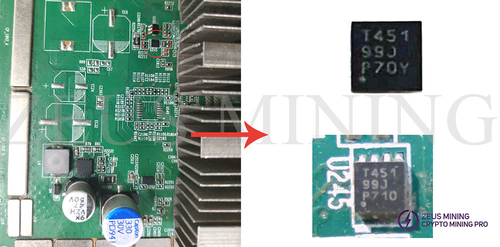 T451 temperature sensor location T451 temperature sensor location