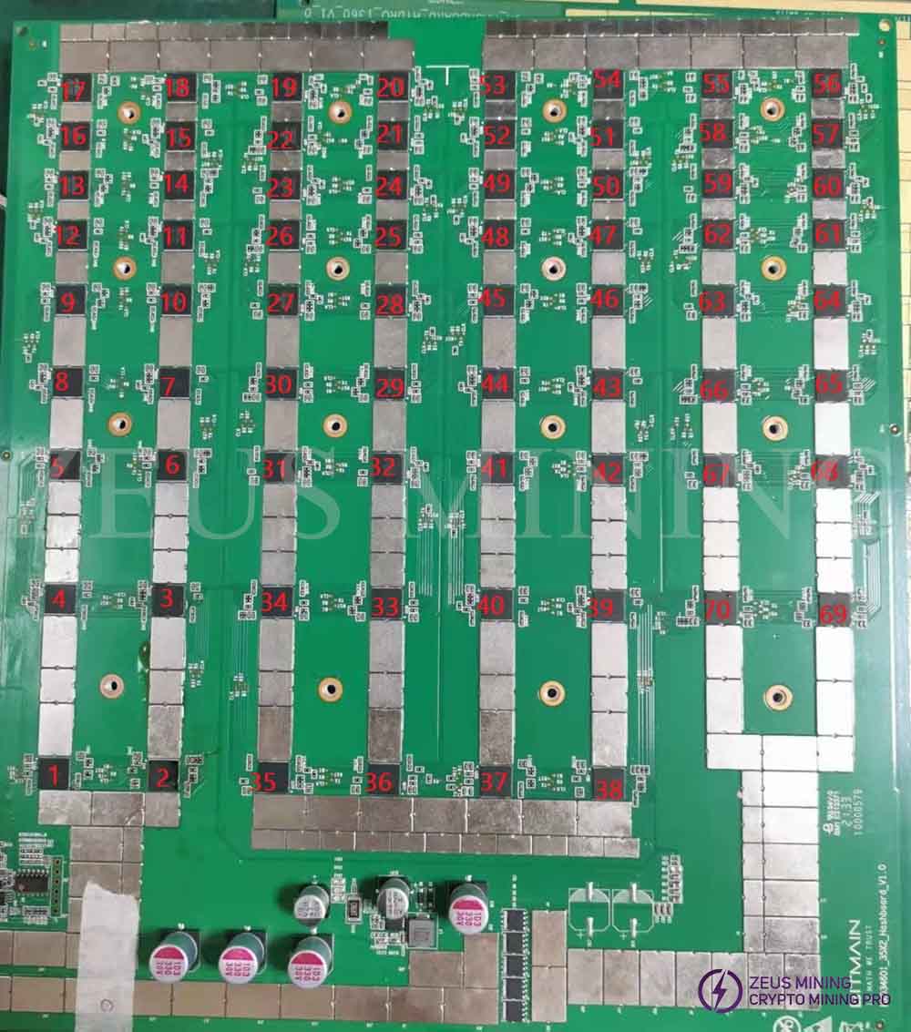 D7 hash board chip location