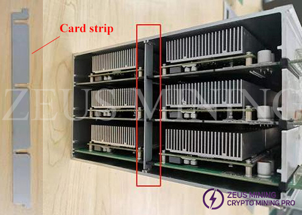 remove the limit card strip