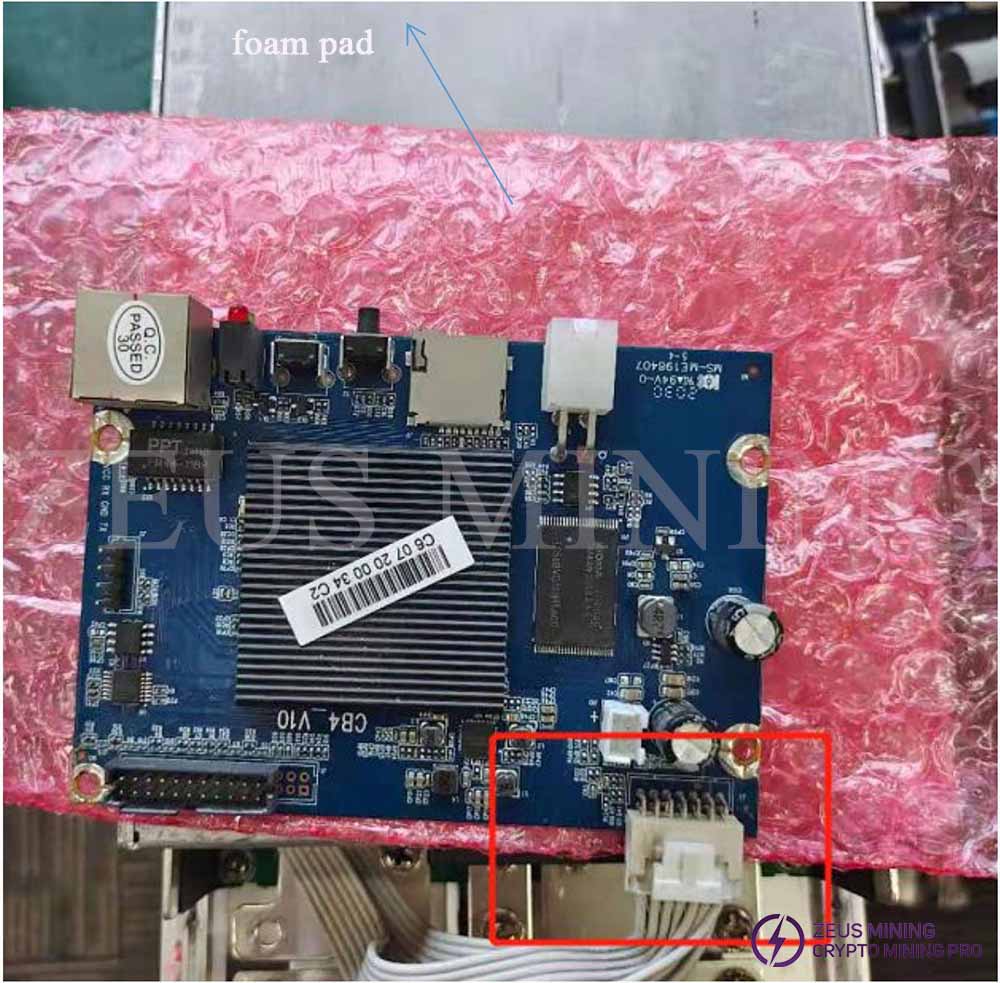 connect control board with PSU