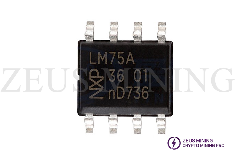 LM75A temperature sensor chip