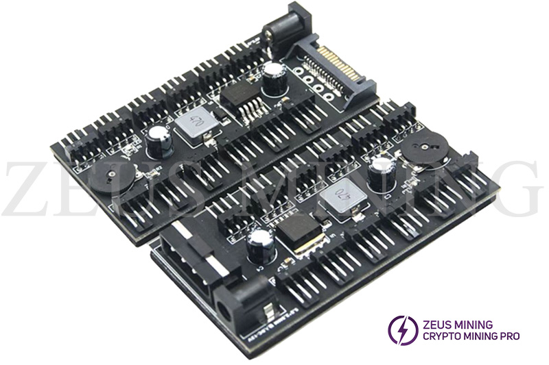 12-Way cooling fan hub 12-Way cooling fan hub