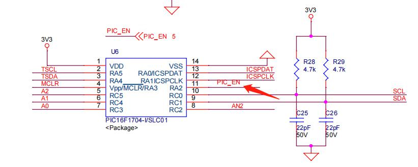 PIC circuit schematic