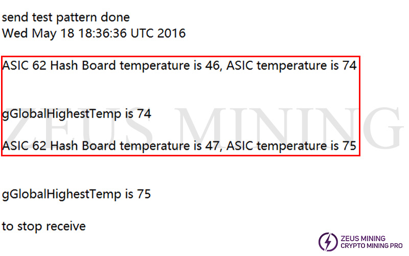 temperature sensing circuit has faulty