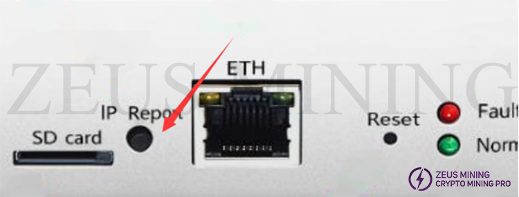 press the IP Report button