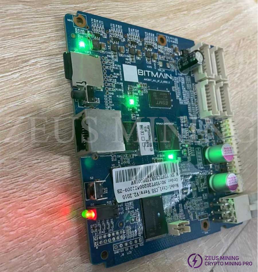 red and green lights on