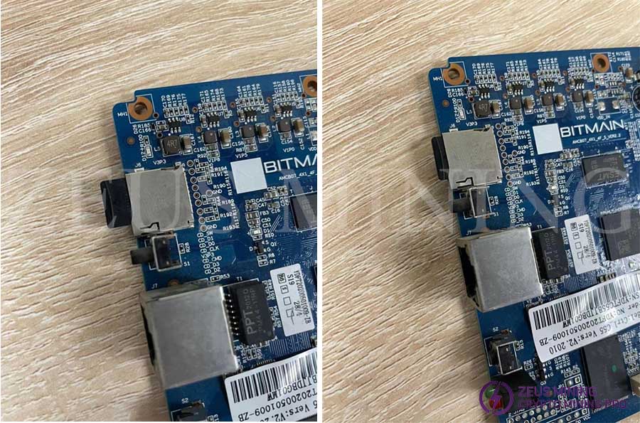 pull out the TF card