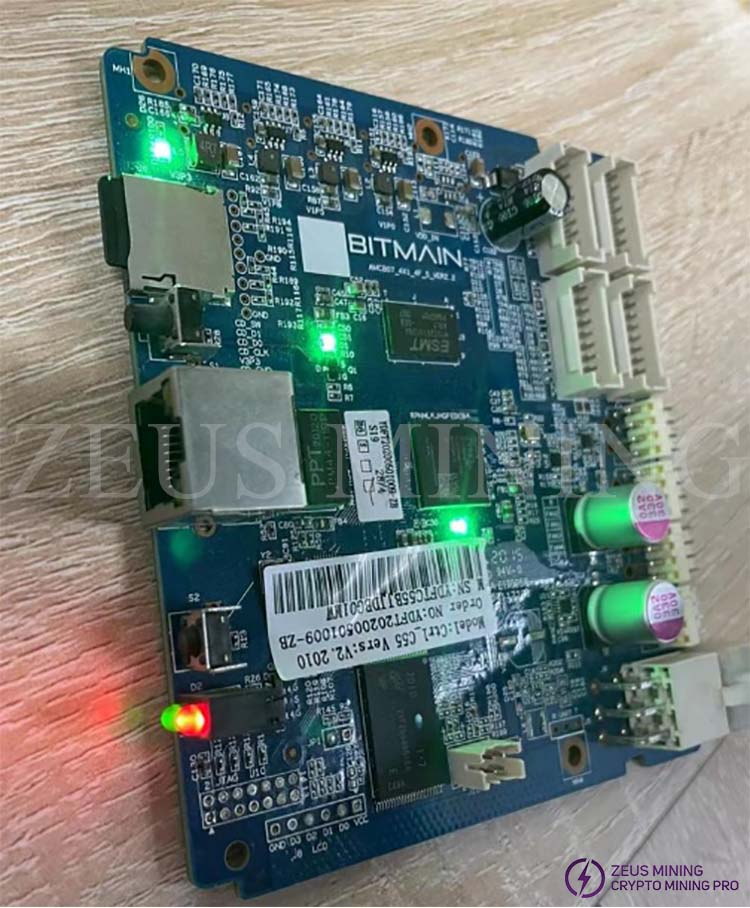 red and green lights on