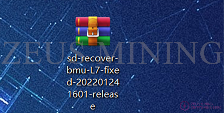 L7 card flashing firmware